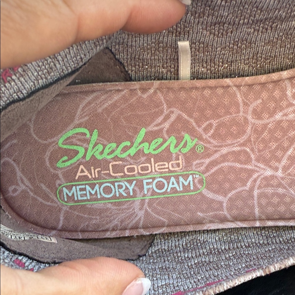 Skechers Women's Scalloped Flats in Light Brown - Picture 5 of 5